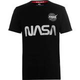 Alpha Industries T-shirts & Tank Tops Alpha Industries Nasa Reflective T-shirt - Black