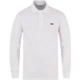 Men Polo Shirts Lacoste Long Sleeve Classic Fit Polo Shirt - White