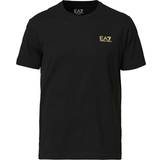EA7 Train Logo Crew Neck T-shirt - Black/Gold