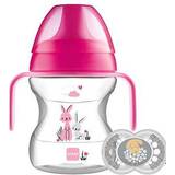 Mam Sippy Cups Mam MAM Learn to Drink Cup and Soother, 6 Months, 190 ml, Pink