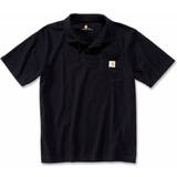 Carhartt T-shirts & Tank Tops Carhartt Loose Fit Midweight Short-Sleeve Pocket Polo - Black