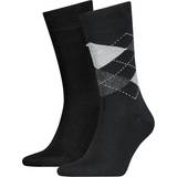Checkered Underwear Tommy Hilfiger Check Socks Men 2-pack - Black