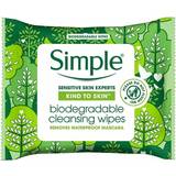 Simple Skincare Simple Kind To Skin Biodegradable Cleansing Wipes 20-pack