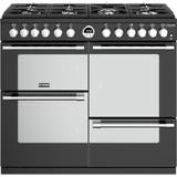 Stoves 100cm - Dual Fuel Ovens Gas Cookers Stoves S1000DFBK Black