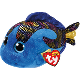 Fishes Soft Toys TY Beanie Boo's Aqua Fish with Glitter Eyes 24cm