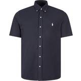 Men Shirts Lauren Ralph Lauren Pique Short Sleeve Shirt - Navy