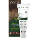 Semi-Permanent Hair Dyes Logona Herbal Hair Colour Cream #240 Nougat Brown 150ml