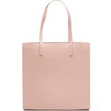 Pink Totes & Shopping Bags Ted Baker Soocon Crosshatch Large Icon Bag - Pink