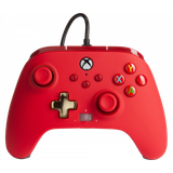 Red - Xbox One Gamepads PowerA Enhanced Wired Controller (Xbox Series X/S) - Red