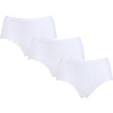 Sloggi Underwear on sale Sloggi 24/7 Cotton Lace Midi Briefs 3-pack - White