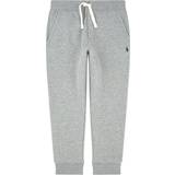 Grey - Treggings Trousers Polo Ralph Lauren Boy's Cuffed Fleece Jogging Bottoms - Sport Heather