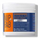 Hyaluronic Acid Exfoliators & Face Scrubs Nip+Fab Glycolic Fix Night Pads Extreme 60-pack