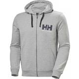 Tops Helly Hansen HH Logo Full Zip Hoodie - Grey Melang