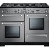16A Gas Cookers Rangemaster KCH110NGFSS/C Kitchener 110cm Gas Stainless Steel, Chrome