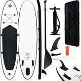 Black SUP vidaXL Inflatable SUP Surfboard Set 390cm