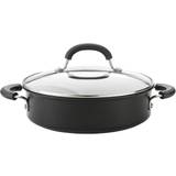 Shallow Casseroles Circulon Total Hard Anodised with lid 2.8 L 24 cm