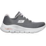Walking Shoes Skechers Arch Fit Sunny Outlook W - Gray/Pink