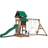 Slide Playhouse Belmont Play Tower with Swings & Slide