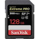 Class 10 - SDXC Memory Cards SanDisk Extreme Pro SDXC Class 10 UHS-II U3 ​​V90 300/260MB/s 128GB