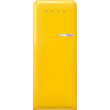 Yellow Freestanding Refrigerators Smeg FAB28LYW5 Yellow