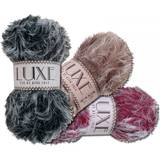 King Cole Luxe Fur Knitting Yarn Aran