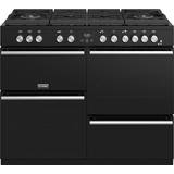 Stoves Electric Ovens Gas Cookers Stoves Precision Deluxe S1100DF GTG Black
