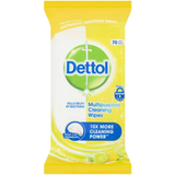 Dettol Toilet & Household Papers Dettol Multipurpose Cleaning Wipes 70-pack