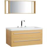 Sink Vanity Units for Single Basins Beliani Bathroom Furniture (190606)