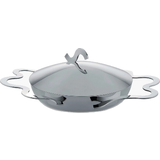 Stainless Steel Egg Pans Alessi Tegamino with lid 17.4 cm