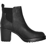 Polyester Ankle Boots Only Raw Boots - Black/Black