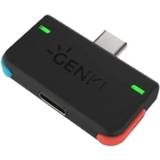 Genki Switch BT Audio Adapter - Neon Red/Blue