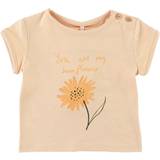 Florals T-shirts Children's Clothing Soft Gallery T-shirt Nelly - Winter Wheat Sunny (084-429-686)