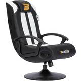 Brazen Gamingchairs Stag 2.1 Bluetooth Surround Sound Gaming Chair - Black/White