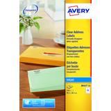 Brown Label Avery Clear Address Labels