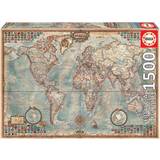 Educa Antique Political World Map 1500 Pieces