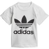1-3M Tops Children's Clothing adidas Infant Trefoil T-shirt - White/Black (DV2828)