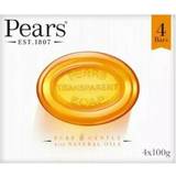 Pears Bar Soaps Pears Pure & Gentle Soap with Natural Oils 4-pack