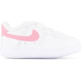 Indoor Shoes Children's Shoes Nike Force 1 Crib TD - White Sunset/Pulse Black