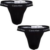 Calvin Klein Cotton Stretch Thong 2-pack - Black
