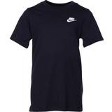 Black T-shirts Children's Clothing Nike Older Kid's Sportswear T-shirt - Black/White (AR5254-010)