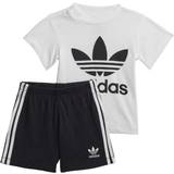 Other Sets Children's Clothing adidas Infant Trefoil Shorts Tee Set - White/Black (FI8318)