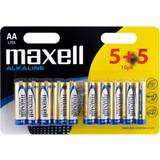 Batteries - Watch Batteries Batteries & Chargers Maxell LR6 AA Compatible 10-pack