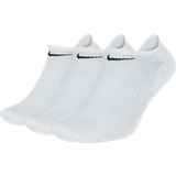 Nike Everyday Cushioned No-Show Training Socks 3-pack - White/Black