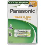 Panasonic Rechargeable Accu AAA 750mAh Compatible 2-pack