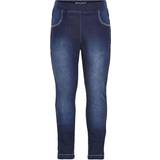 Polyester - Treggings Trousers Minymo Power Slim Fit Jegging - Dark Blue Denim (5621-782)