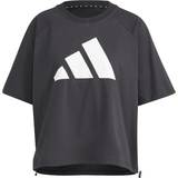 adidas Women's Adjustable Badge of Sport T-shirt - Black