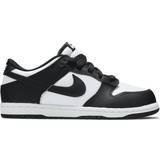 Faux Leather Children's Shoes Nike Dunk Low PS - White/Black