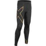 2XU Trousers & Shorts 2XU Light Speed Compression Tights Men - Black/Gold Reflective