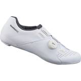 Faux Leather Cycling Shoes Shimano SH-RC300 W - White