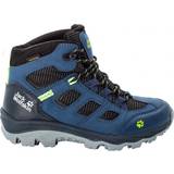 Outdoor Shoes Children's Shoes Jack Wolfskin Vojo Texapore Mid K - Dark Blue/Lime